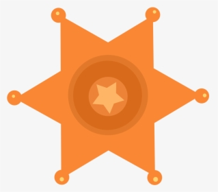 Sheriff Badge Png - Viejo Oeste Animados Png, Transparent Png, Transparent PNG