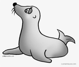 Page Of Clipartblack Com Free Black White - Clipart Hawaiian Monk Seal, HD Png Download, Transparent PNG