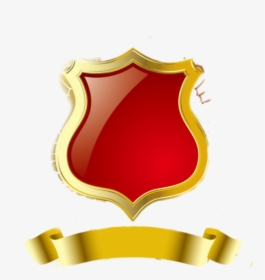 #escudo #dorado #heraico #oro #rojo #placa - Escudo Rojo Y Dorado, HD Png Download, Transparent PNG