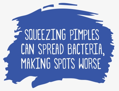 Squeezing Pimples Can Spread Bacteria, Making Spots - Graphic Design, HD Png Download, Transparent PNG