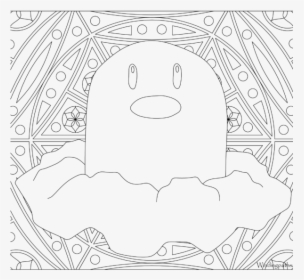 Adult Pokemon Coloring Page Diglett - Mew Two Pokemon Coloring Pae, HD Png Download, Transparent PNG