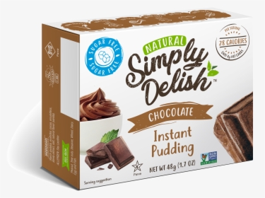 Chocolate Instant Pudding - Chocolate, HD Png Download, Transparent PNG