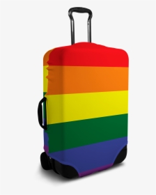 Pride Flag Luggage Cover   Data-large Image //cdn - Cat Suitcase Cover, HD Png Download, Transparent PNG