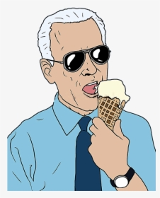 Joe Biden Ice Cream Sticker, HD Png Download, Transparent PNG