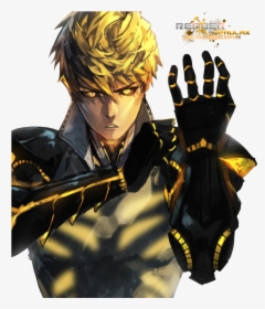 One Punch Man Genos 4k , Png Download - One Punch Man Genos Art, Transparent Png, Transparent PNG