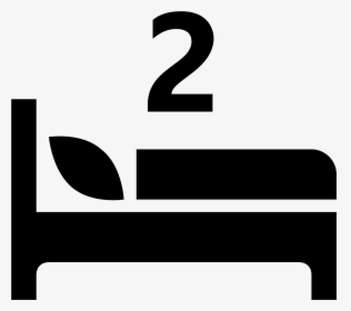 Beds Png Icon This - 2 Bedroom Icon Png, Transparent Png, Transparent PNG