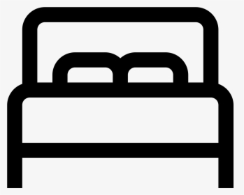 Bed Icon Image - Bed Symbol Black Transparent, HD Png Download, Transparent PNG