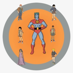 Captain Planet And The Planeteers Characters - Cartoon, HD Png Download, Transparent PNG