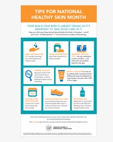 Tips For National Healthy Skin Month, HD Png Download, Transparent PNG