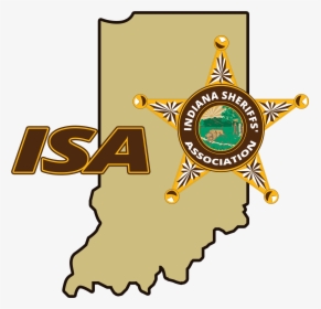 Deputy Star Clipart Free Download Indiana Sheriff S - Indiana Sheriffs Association Logo, HD Png Download, Transparent PNG