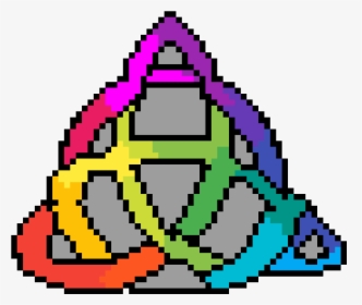 Transparent Nyan Cat Rainbow Png - Hache Pixelart, Png Download, Transparent PNG