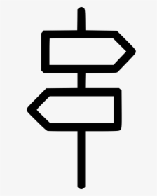 Pointers Road Signs Guide Signs City Signs Directions - Path Icon, HD Png Download, Transparent PNG