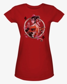 Womens Gotham City Siren Harley Quinn T-shirt - Mentalist T Shirt, HD Png Download, Transparent PNG