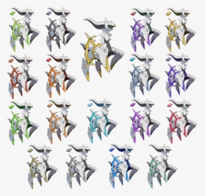 Arceus With All Plates, HD Png Download, Transparent PNG