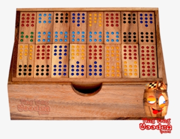 Domino 12 Family Box Domino With 96 Wooden Dominoes - Atmega8 Led Vu Meter, HD Png Download, Transparent PNG