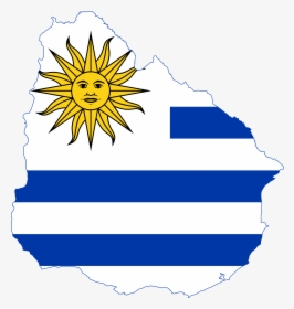 Uruguay Flag Png - Uruguay Flag And Map, Transparent Png, Transparent PNG