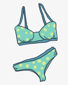 Swimsuit Bikini Clip Art - Bikini Vector Png, Transparent Png, Transparent PNG