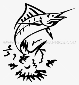 Marlin Fish Clipart Clip Art Library Stock Marlin Fishing - Marlin Fishing, HD Png Download, Transparent PNG