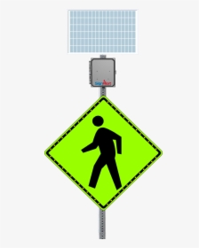 Pedestrian Sign Clipart , Png Download - W11 2 Sign Mutcd, Transparent Png, Transparent PNG