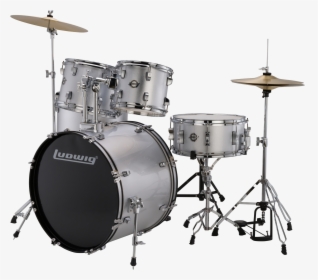 Ludwig Accent Fuse Drum Kit With Hardware Cymbals And, HD Png Download, Transparent PNG