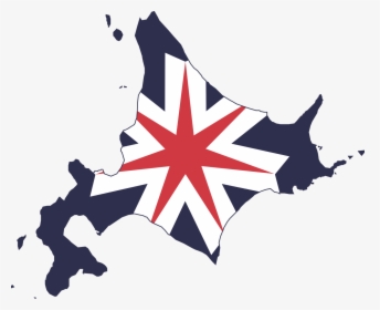 Flag Map Of Hokkaido Prefecture - Sapporo Map Vector, HD Png Download, Transparent PNG