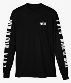 Zayn Black Long Sleeve - Long-sleeved T-shirt, HD Png Download, Transparent PNG