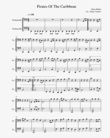 Pirates Of The Caribbean Sheet Music Composed By Klaus - Sheet Music, HD Png Download, Transparent PNG