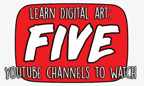 Learn Digital Art - Digital Art Youtube, HD Png Download, Transparent PNG