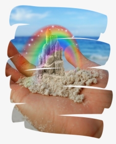 #sand #castle #sandcastle #summer - Summer Beach Sand Castle, HD Png Download, Transparent PNG