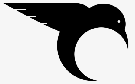 Flightless Bird,silhouette,water Bird - Hummingbird Silhouette Clipart, HD Png Download, Transparent PNG