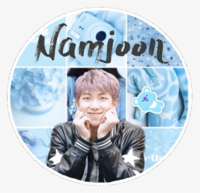 Rm Namjoon Bts Blue Collage Tumblr Edit - Aesthetics Aquarius Mood Board, HD Png Download, Transparent PNG