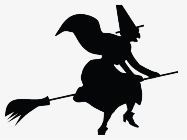 Witch Clipart Broomstick - Halloween Witch Transparent Background, HD Png Download, Transparent PNG