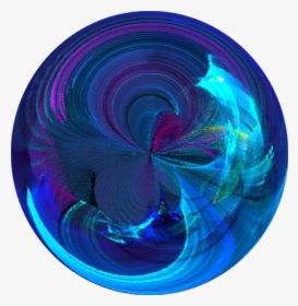 #ball #circle #orb #swirl #crystal #blue - Circle, HD Png Download, Transparent PNG