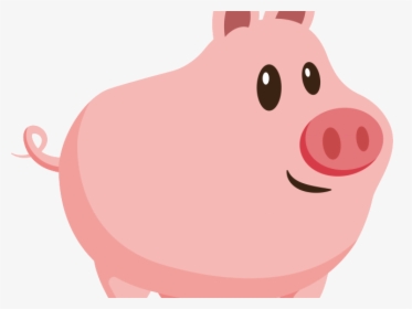 Pink Clipart Pigs - Pig Png Cartoon, Transparent Png, Transparent PNG