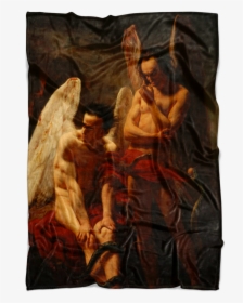 Fallen Angels Paradise Lost Lucifer Satan Beelzebub - Fallen Angel Oil Painting, HD Png Download, Transparent PNG