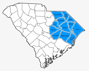 Pee Dee - Map Of South Carolina Camden, HD Png Download, Transparent PNG