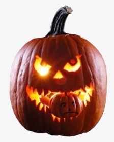 Halloween, Png, And Calabaza Image - Evil Jack O Lantern Png, Transparent Png, Transparent PNG
