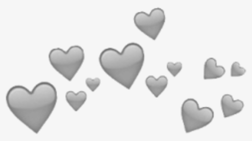 #love #dark #black #heart #preto #amor #coração #tumblr - Love Emojis Meme Template, HD Png Download, Transparent PNG
