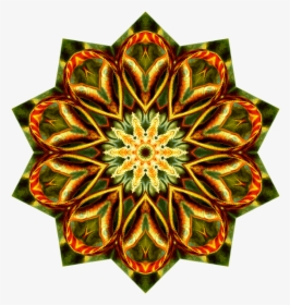 Christmas Ornament,flower,symmetry - Motif, HD Png Download, Transparent PNG