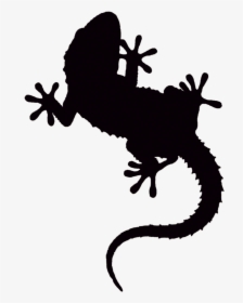Lizard T-shirt Reptile Silhouette Gecko - Gecko Silhouette Png, Transparent Png, Transparent PNG