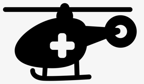 Medical Chopper Transport - Emergency Helicopter Icon, HD Png Download, Transparent PNG