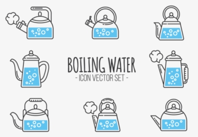 Boiling Water Icons Vector, HD Png Download, Transparent PNG