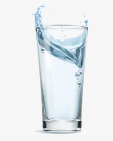 A Glass Of Water Vector Material Png Download - Glass Of Water Vector Png, Transparent Png, Transparent PNG