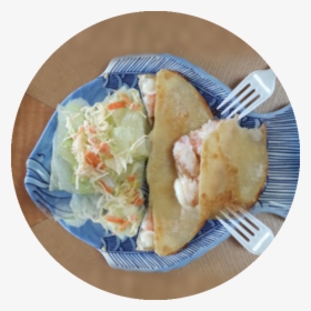 With Shrimp - $0 - 50 - Taco Marinero - Skate, Shrimp, - Tortilla De Maíz Rellena De Camarón, HD Png Download, Transparent PNG
