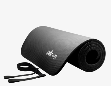 Extra Thick Exercise Yoga Mat With Carry Strap - Yoga Mat, HD Png Download, Transparent PNG