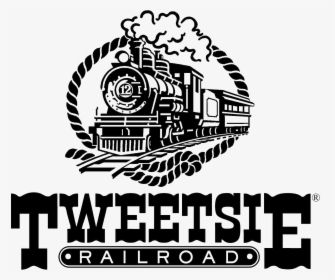 Vintage Logo Vector Png - Tweetsie Railroad Logo, Transparent Png, Transparent PNG