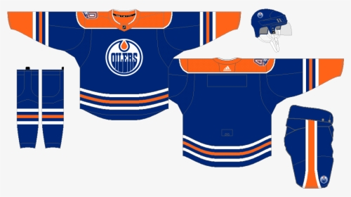 Picture - Edmonton Oilers 2018 19 Uniforms, HD Png Download, Transparent PNG