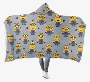 Gearhuman 3d Minion Despicable Me Custom Hooded Blanket - Pattern, HD Png Download, Transparent PNG
