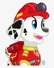 Marshall Of The Paw Patrol - Cartoon, HD Png Download, Transparent PNG