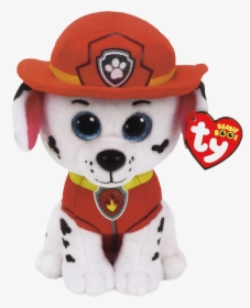 Marshall 6” Beanie Boos Plush - Paw Patrol Toys Doll, HD Png Download, Transparent PNG